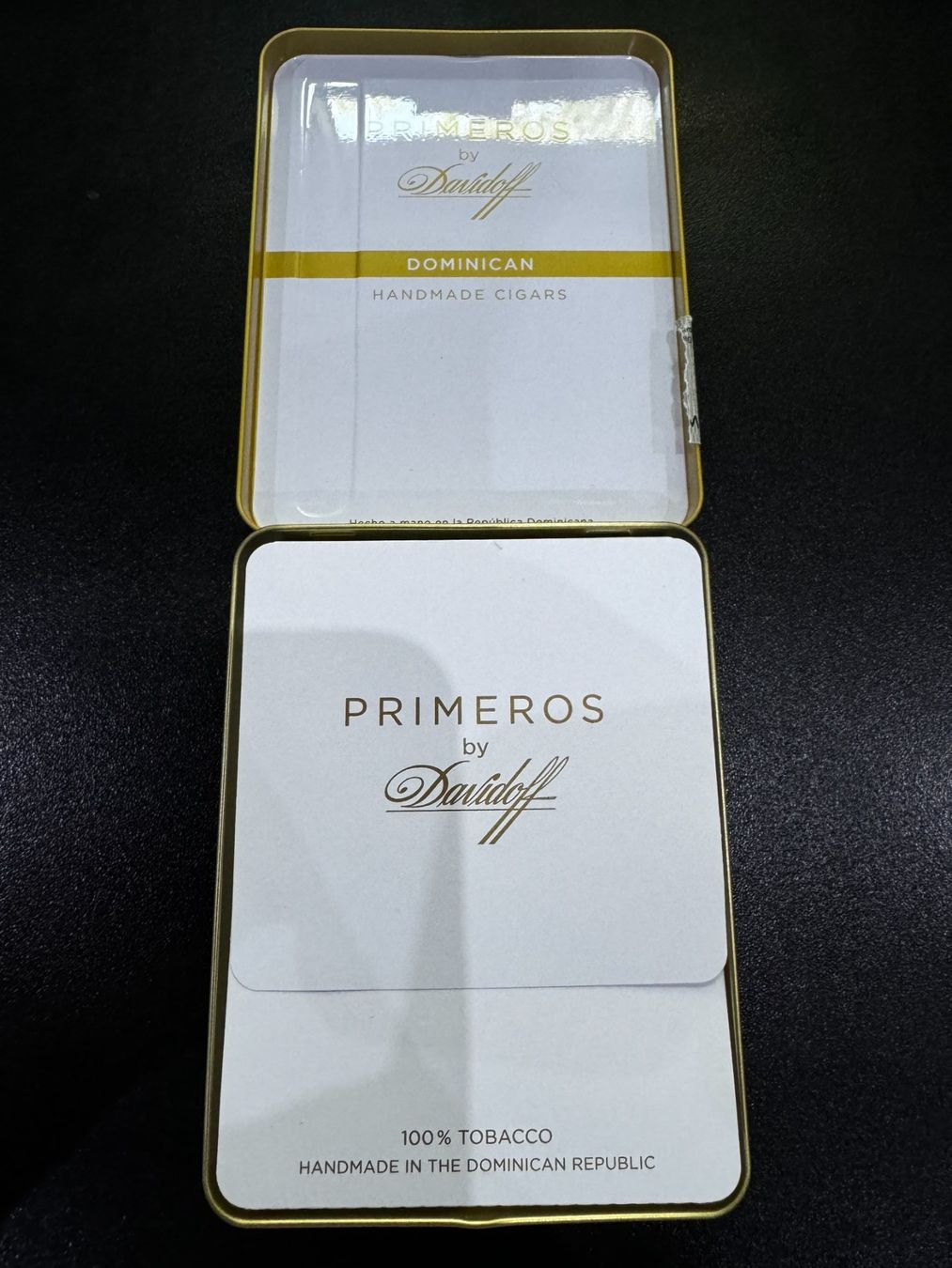Altri Prodotti per fumatori: Schöne Metall Zigarillo-Box Davidoff Primeros – Nuovo (secondo la descrizione) da Unterengstringen venduto da Tnovus 2