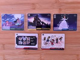 Weiss Schwarz Disney 100/ 5 Climax Rare Karten Komplett-Set