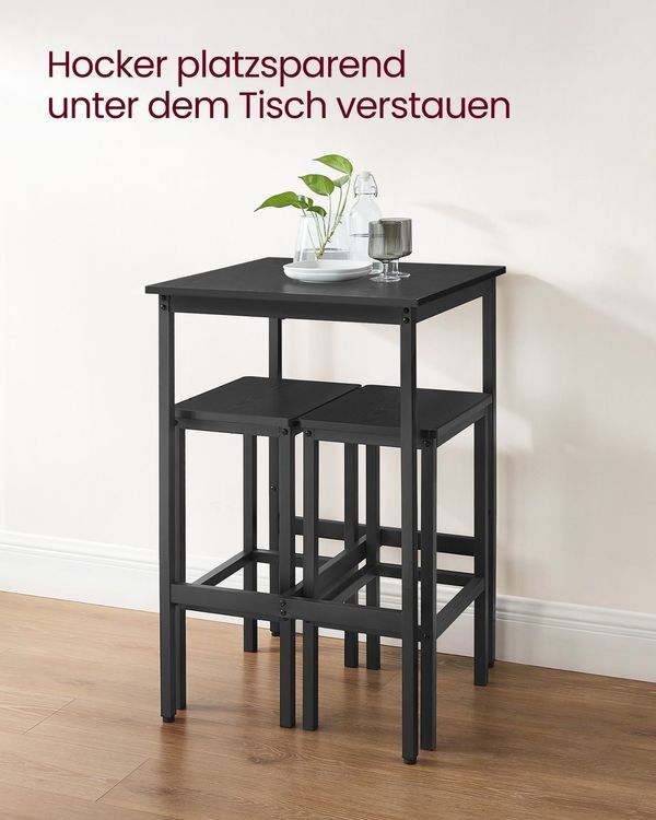 Tavoli: Bartisch Set Tisch 60x60 mit 2 Stühlen SARAH – Nuovo e nell'imballaggio originale da Lachen SZ venduto da MAMORU-MOEBEL 4