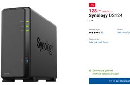Synology DS124 NAS mit 1x Seagate 16TB IronWolf Pro