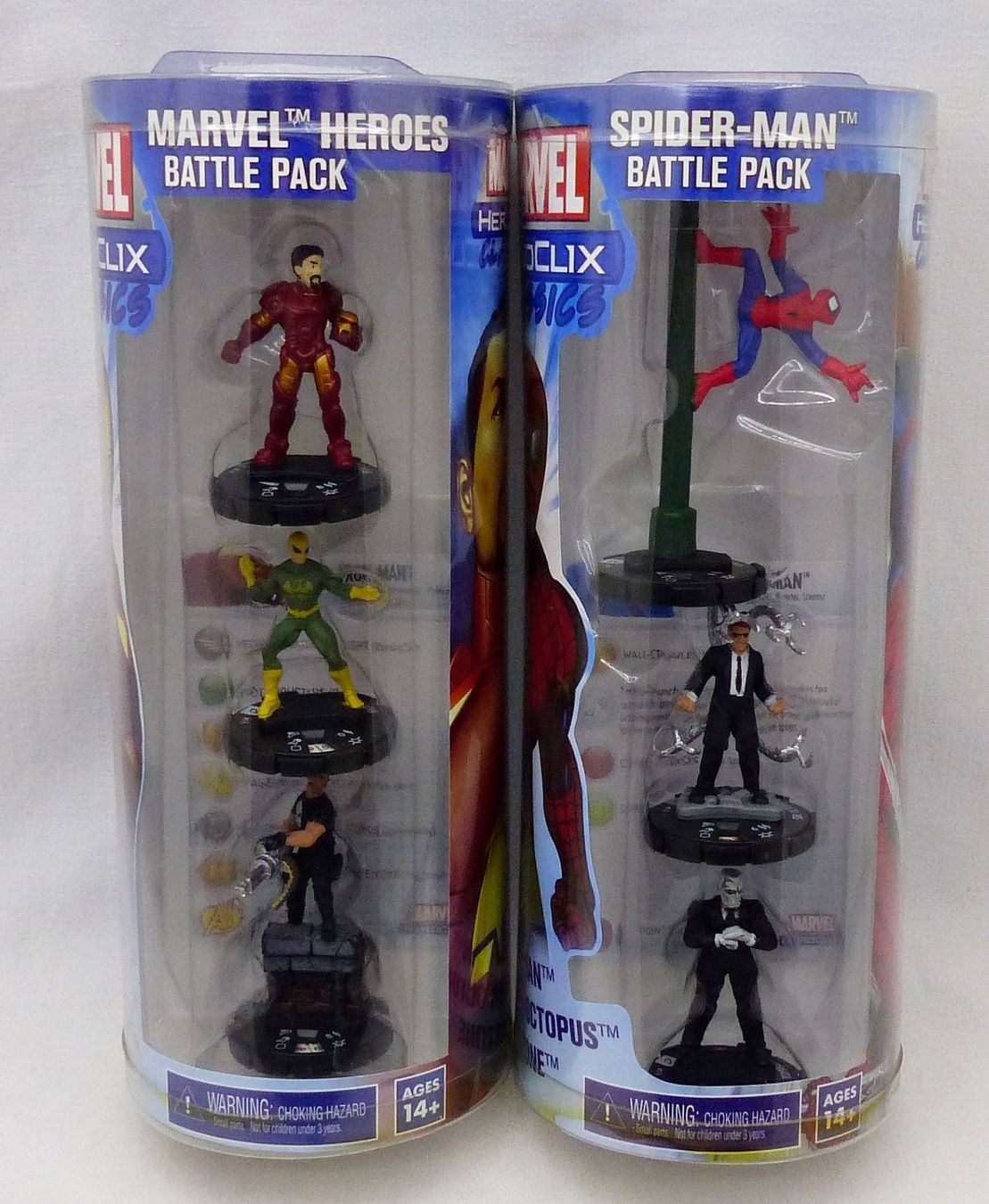Marvel Statuette: MARVEL HEROES SPIDER-MAN BATTLE PACK PUNISHER IRON-MAN MINI – Nuovo e nell'imballaggio originale da Lugano venduto da YouWantUS