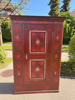 Handbemalter Bauernschrank 129 x 47 x 190 cm