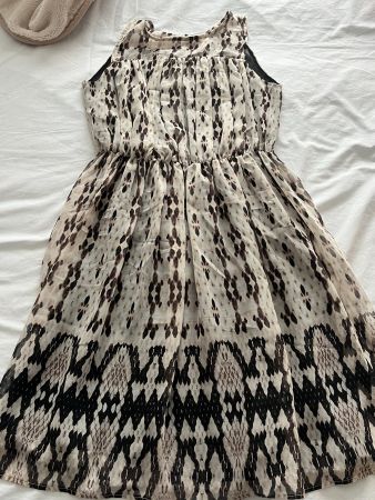Damen Kleid "Mango" Farbe beige/braun Grösse XS