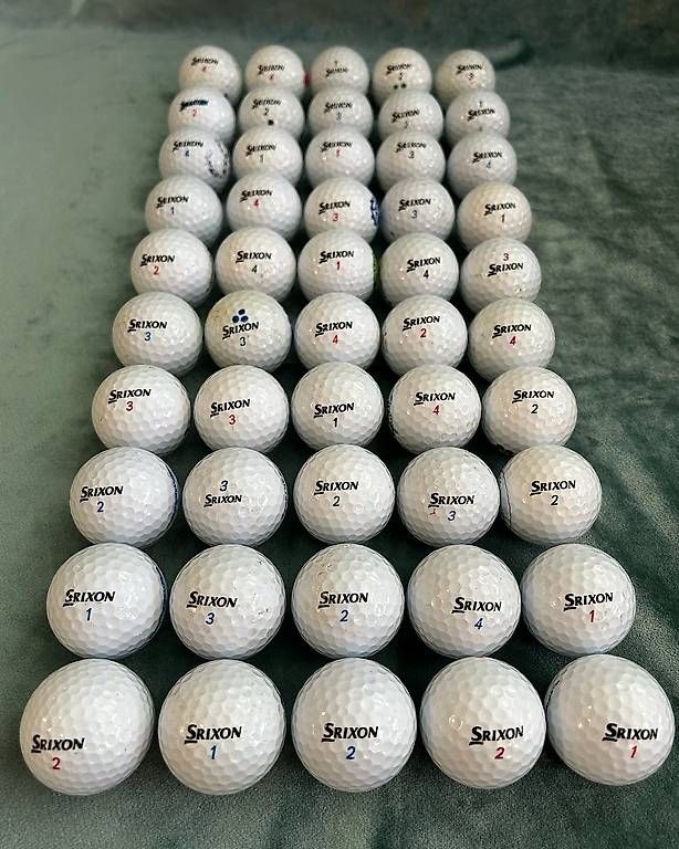 Srixon Bälle: 50 gebrauchte Srixon Golfbälle gemischte Modelle – Gebraucht aus Berschis von Nmaddy