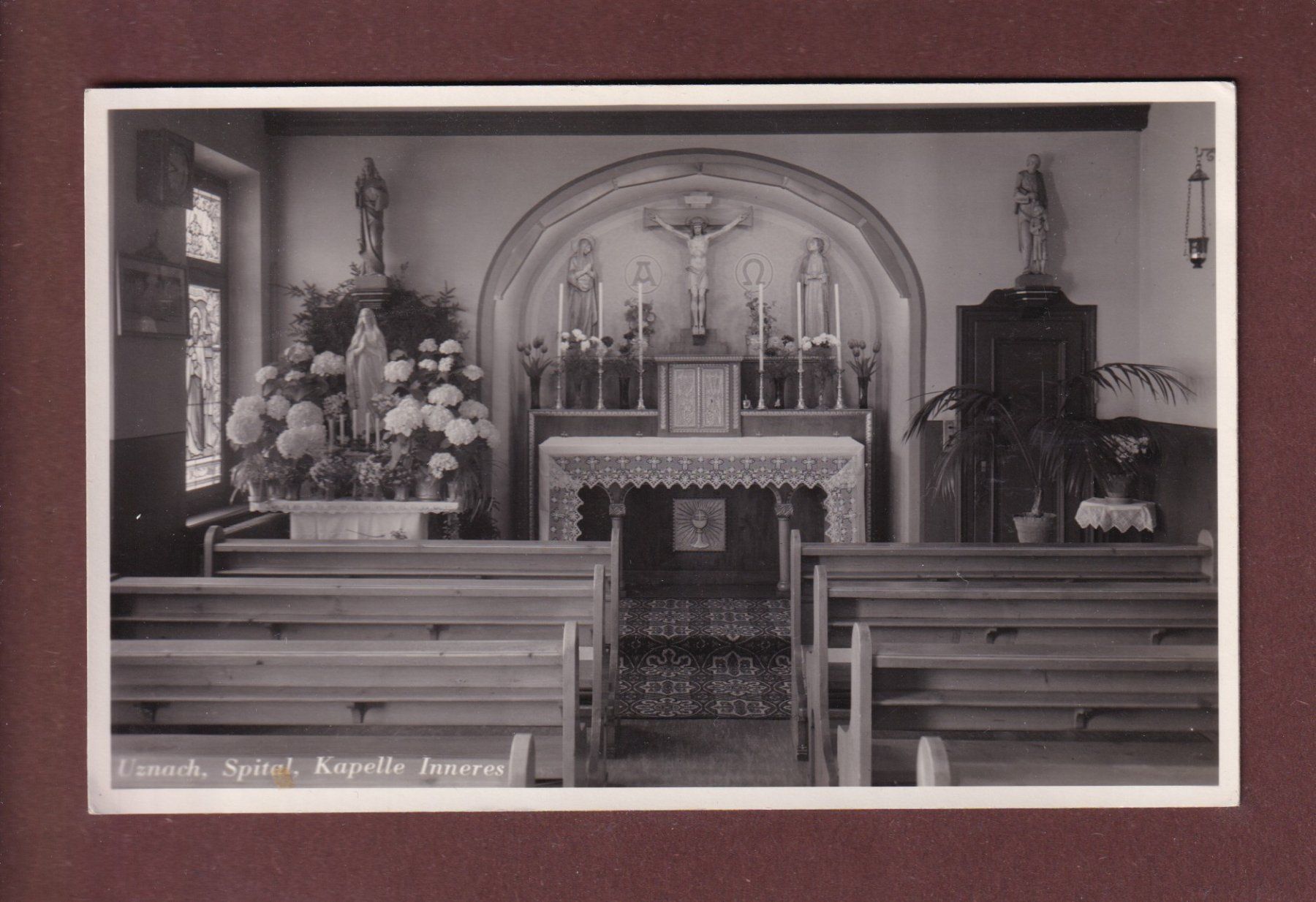 Cartoline postali: UZNACH - Spital - Kapelle – Usato da Pully venduto da nicecards-shop