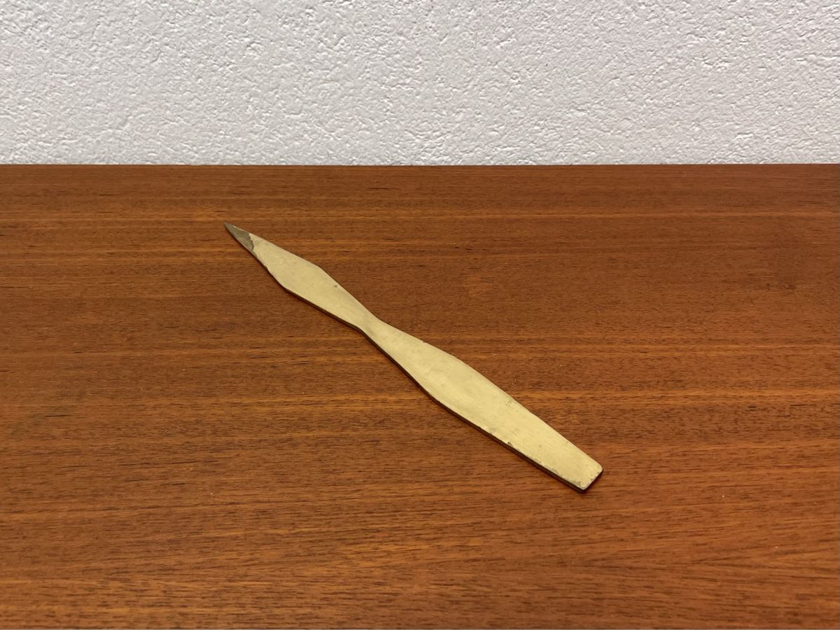 Altro materiale per ufficio: Vintage Messing Brieföffner mid century Messingbrieföffner – Usato da Zürich venduto da Vintagewiesel 3