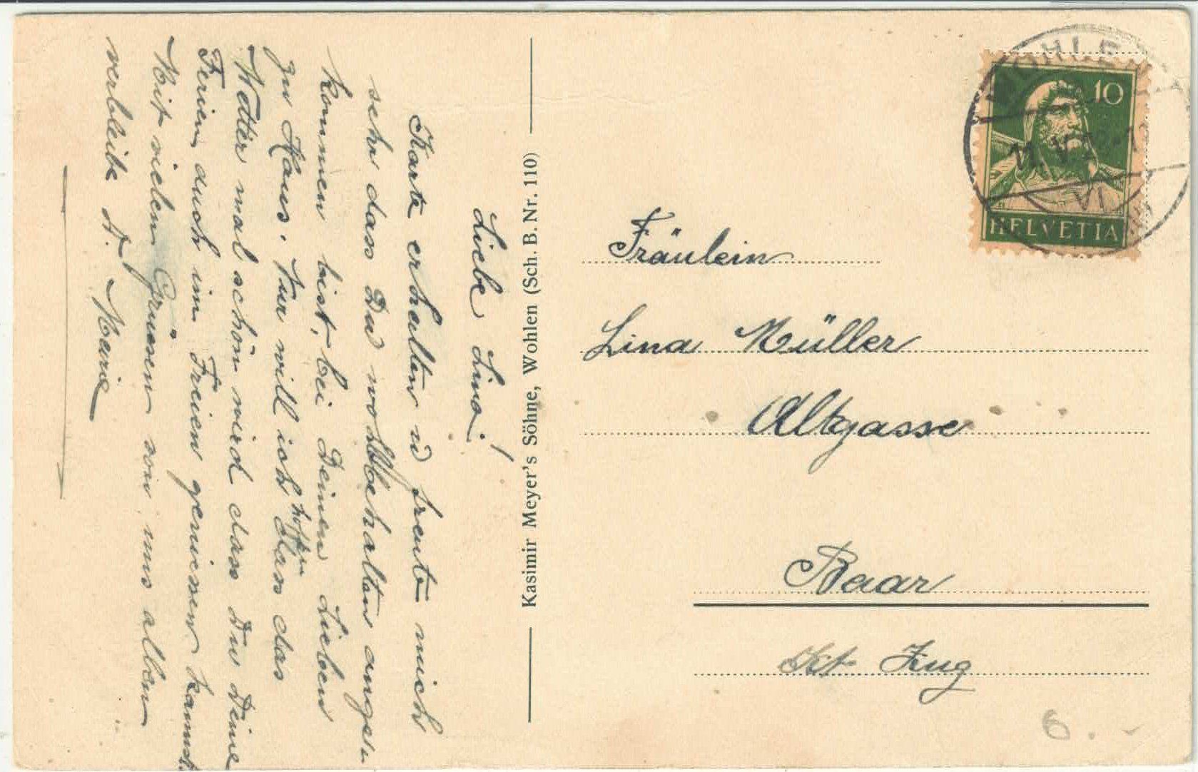 Cartes postales: Wohlen - Dorfpartie – D'occasion à Ettingen par Kartenplanet 1