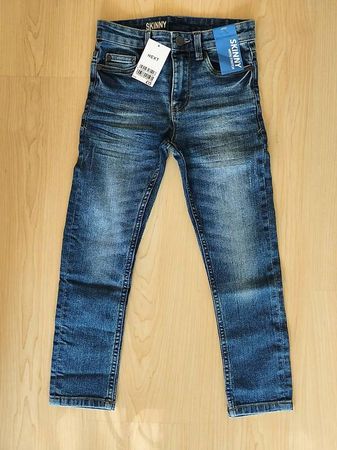 Jungen Jeans blau Skinny Next Gr 122 NEU!