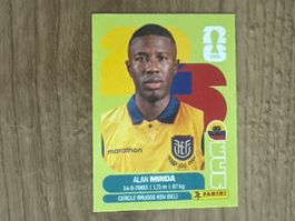 Panini FIFA WM 2026 Sticker Alan Minda  ECU 18