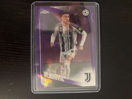 Sammelkarte Dusan Vlahovic Topps Chrome 28/75