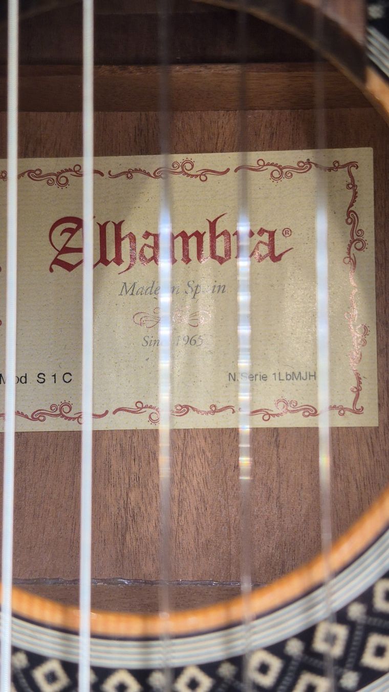 Alhambra Strumenti musicali: Akustik Gitarre Alhambra S1C – Usato da Winterthur venduto da NorrSydGuitars 8
