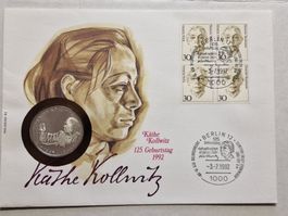 Deutschland 10 Mark, Käthe Hollwitz 1992 (G) Silber.