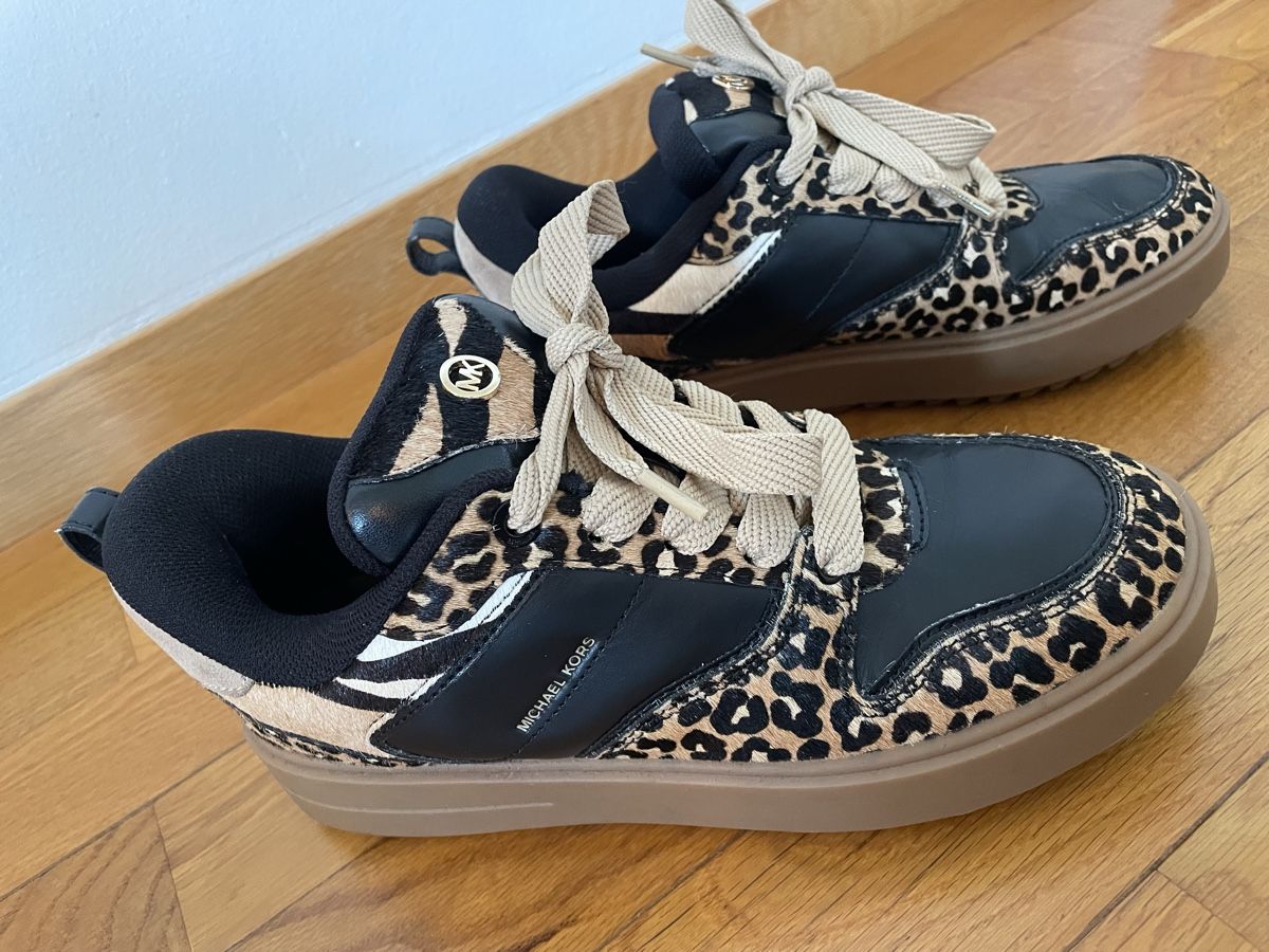 Michael Kors Damenschuhe: Michael Kors Leopard Fell Sneaker – Gebraucht aus Meilen von Marielle79 1