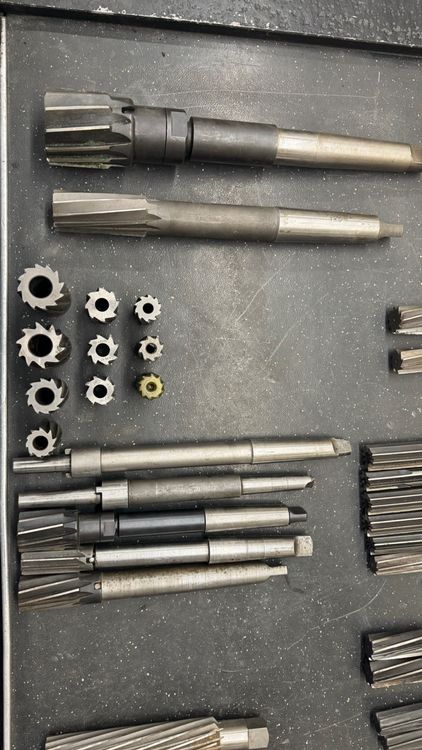 Maschinenreibahlen Set 9-teilig HSSE-TiN H7 – Titanbeschichtet, Größen D5 Bis D20 Mm, Für Professionellen Einsatz