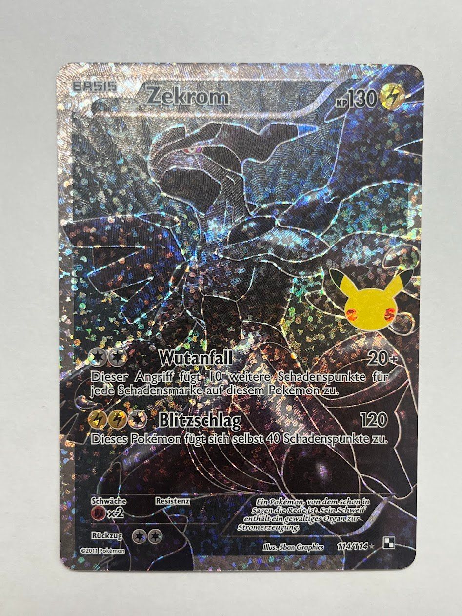 Pokémon Carte collezionabili: Pokemon Zekrom 114/114 – Usato da schaan venduto da Schokoloco