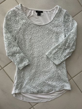 Weisses Spitzenshirt (Gr. L)