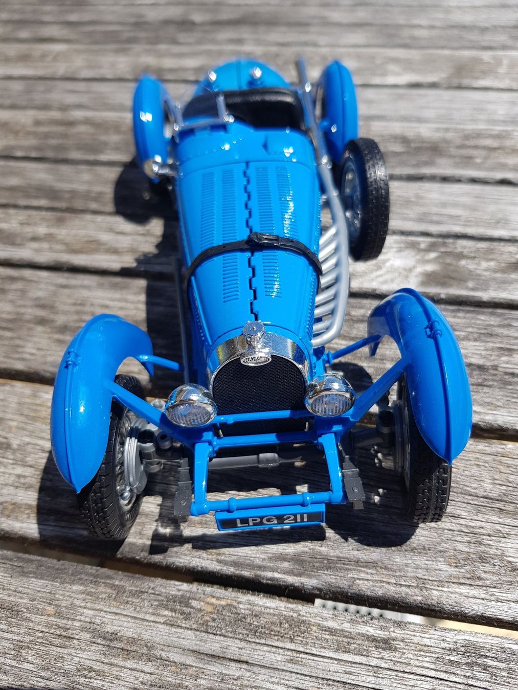 Bugatti Modellini d'auto: Bugatti Type „59“ 1934 Modellauto blau – Usato da Jona venduto da dampfnuggi 1