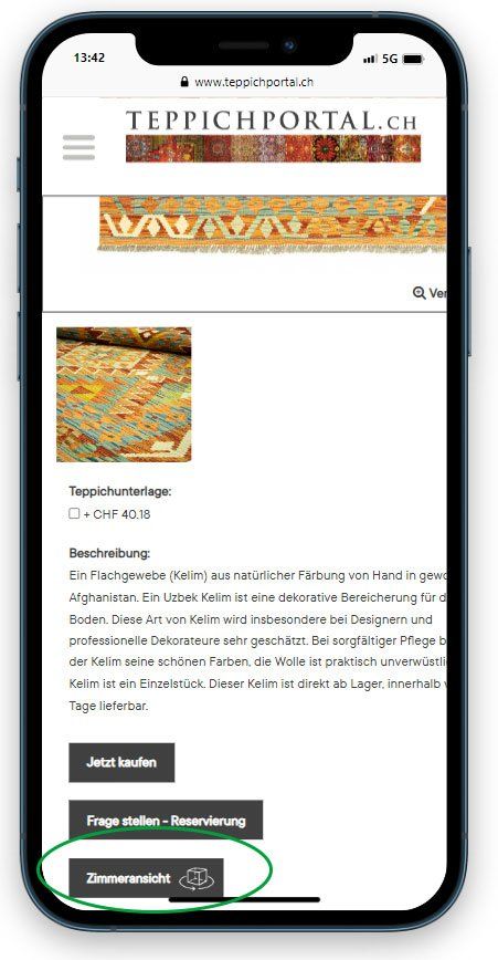 Kelim Tappeti: Teppich Dekorativer Kelimflachgewebe – Nuovo (secondo la descrizione) da Eglisau venduto da Teppichportal 5