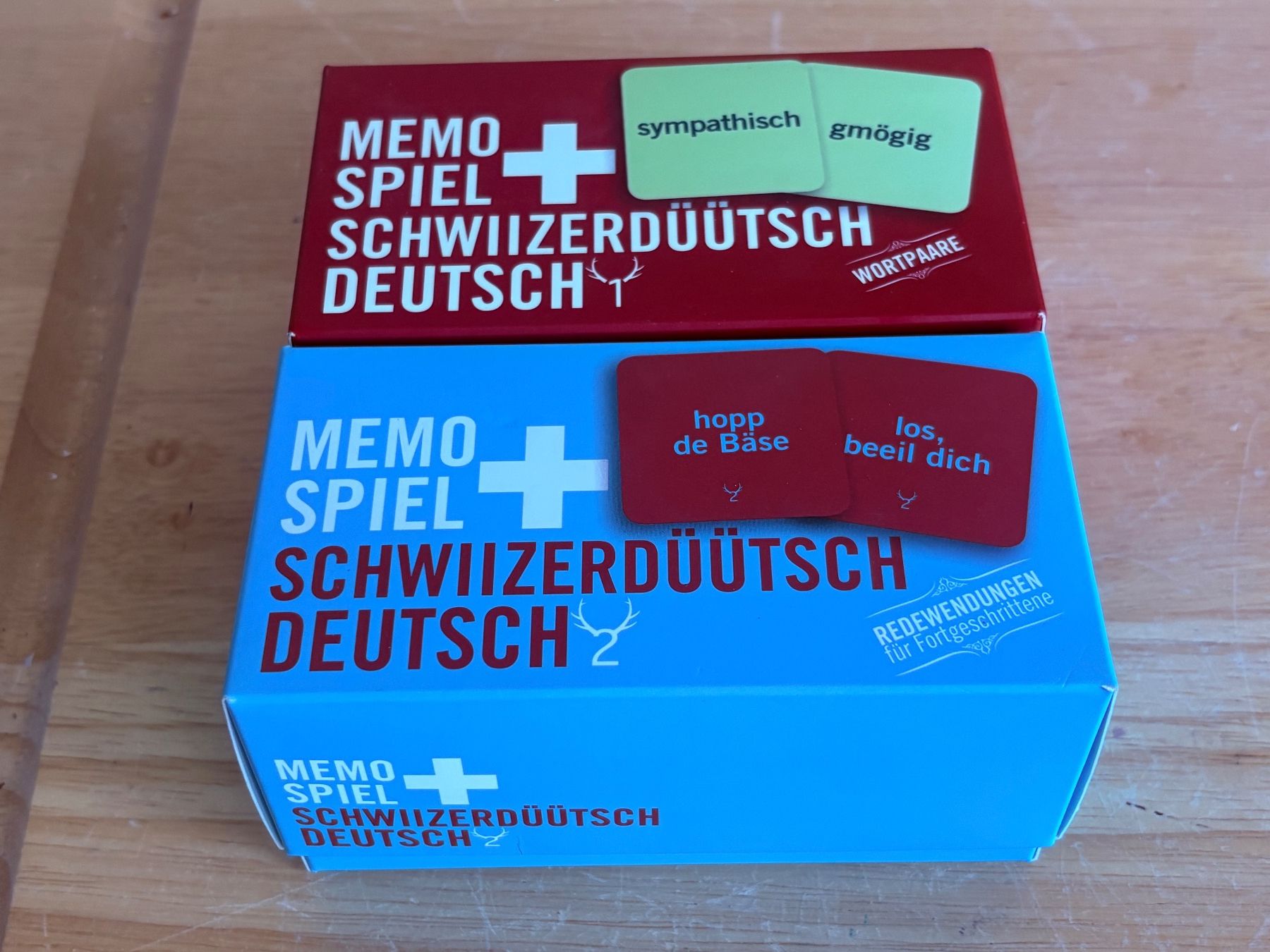 Giochi: MEMO SPIEL SCHWIZERDÜTSCH DEUTSCH 2 Stk NEU – Nuovo (secondo la descrizione) da Frick venduto da Rukki