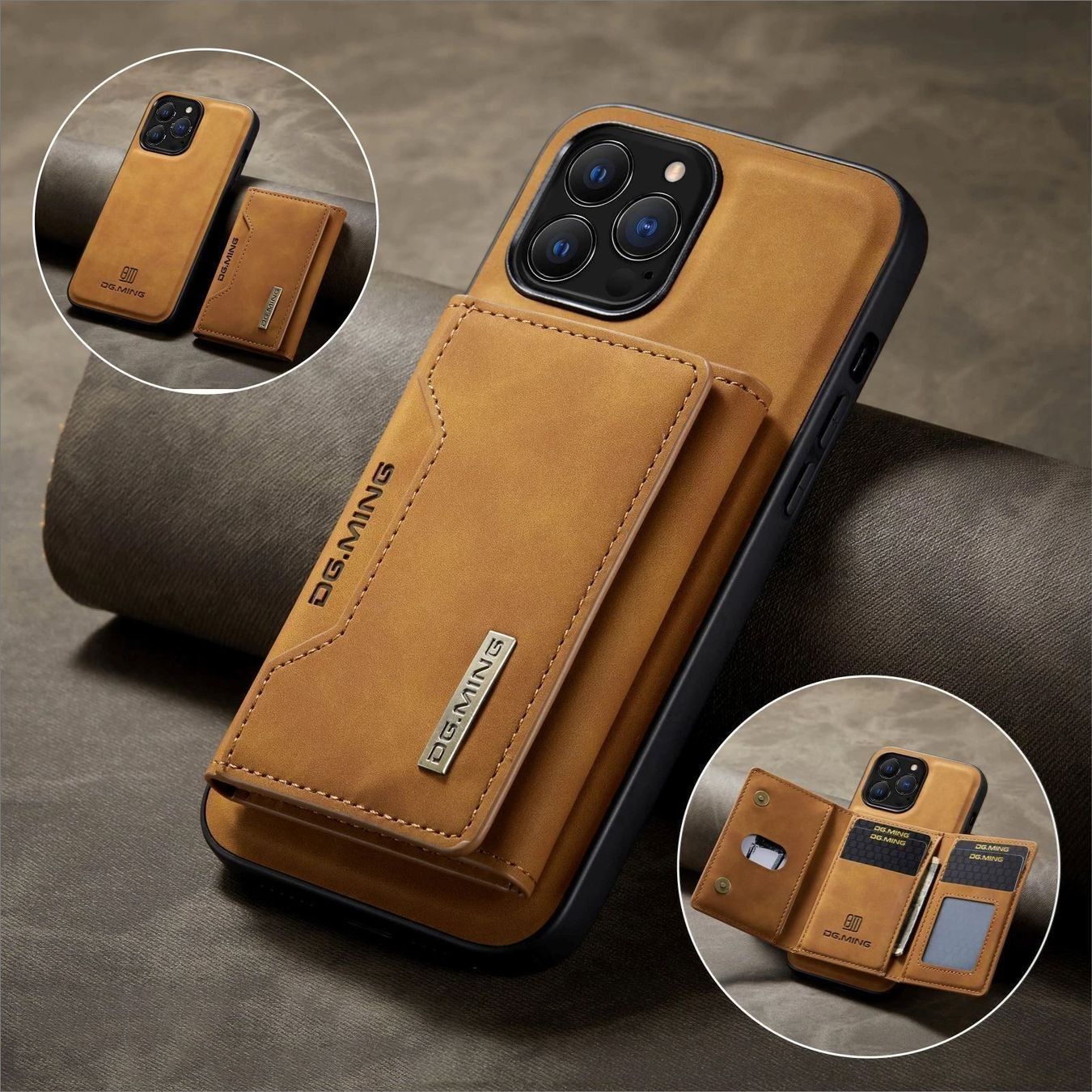 Cover & Protezioni schermo: Iphone 14 Pro Max Lederhülle Geldbörse Cover – Nuovo e nell'imballaggio originale da Chiasso venduto da online.shop 1