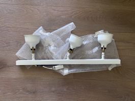 Weisse Lampe mit 3 Spots - Top Zustand!