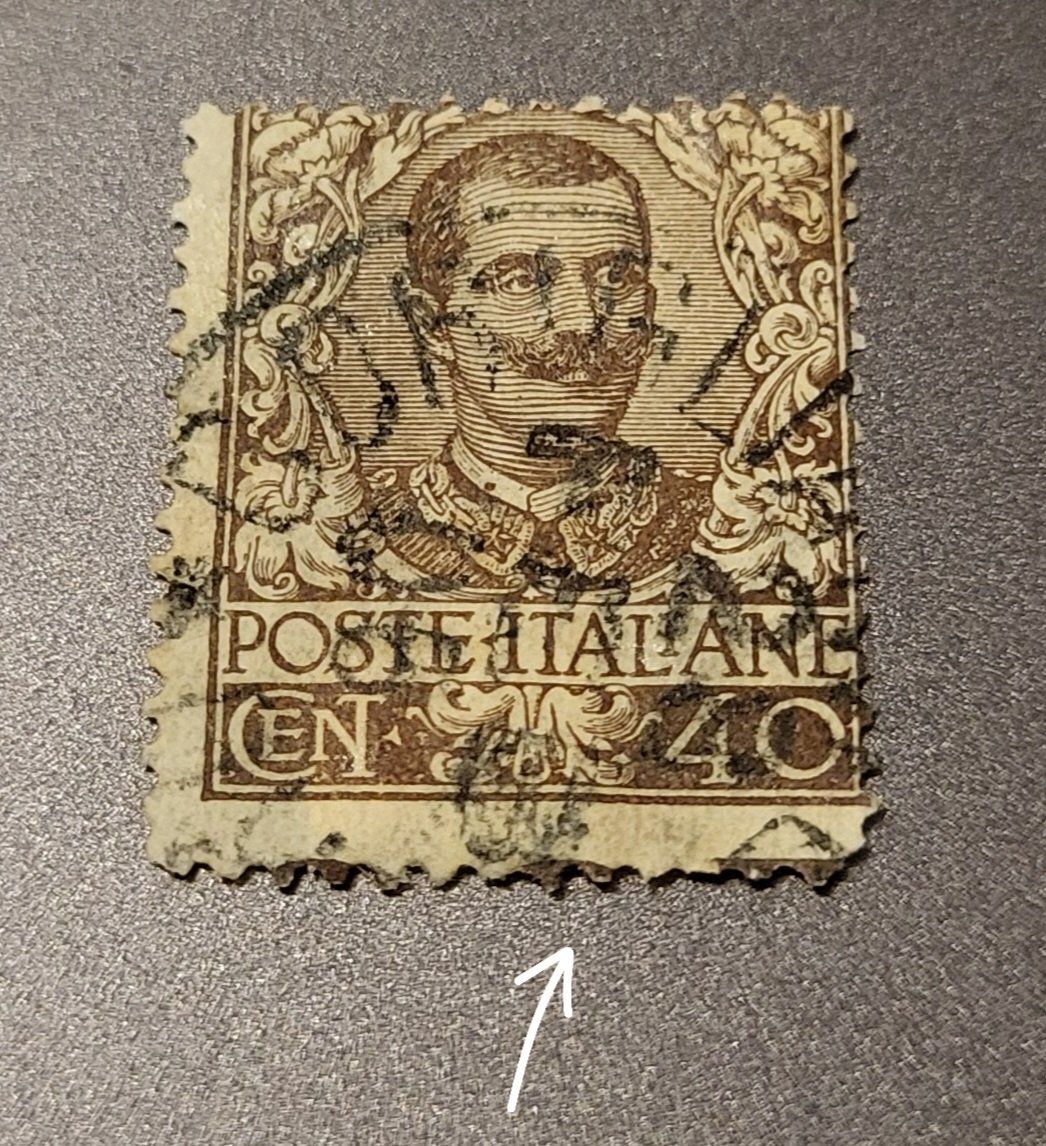 Tutti i francobolli: Italien 1901 abart dezentriert – Usato da St Gallen venduto da Stampsalshobby