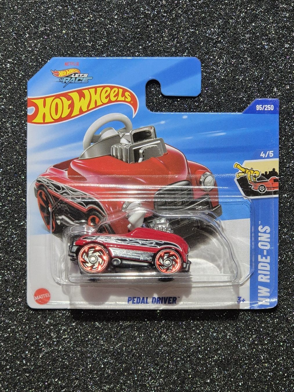 Hot Wheels Modellini d'auto: Hot Wheels Pedal Driver – Nuovo e nell'imballaggio originale da Burgdorf venduto da MIDICLORIAN