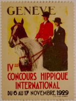 Vignette IVme Concours Hippique International Geneve 1929