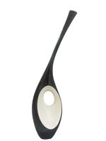 Designer Skulptur schwarz weiss
