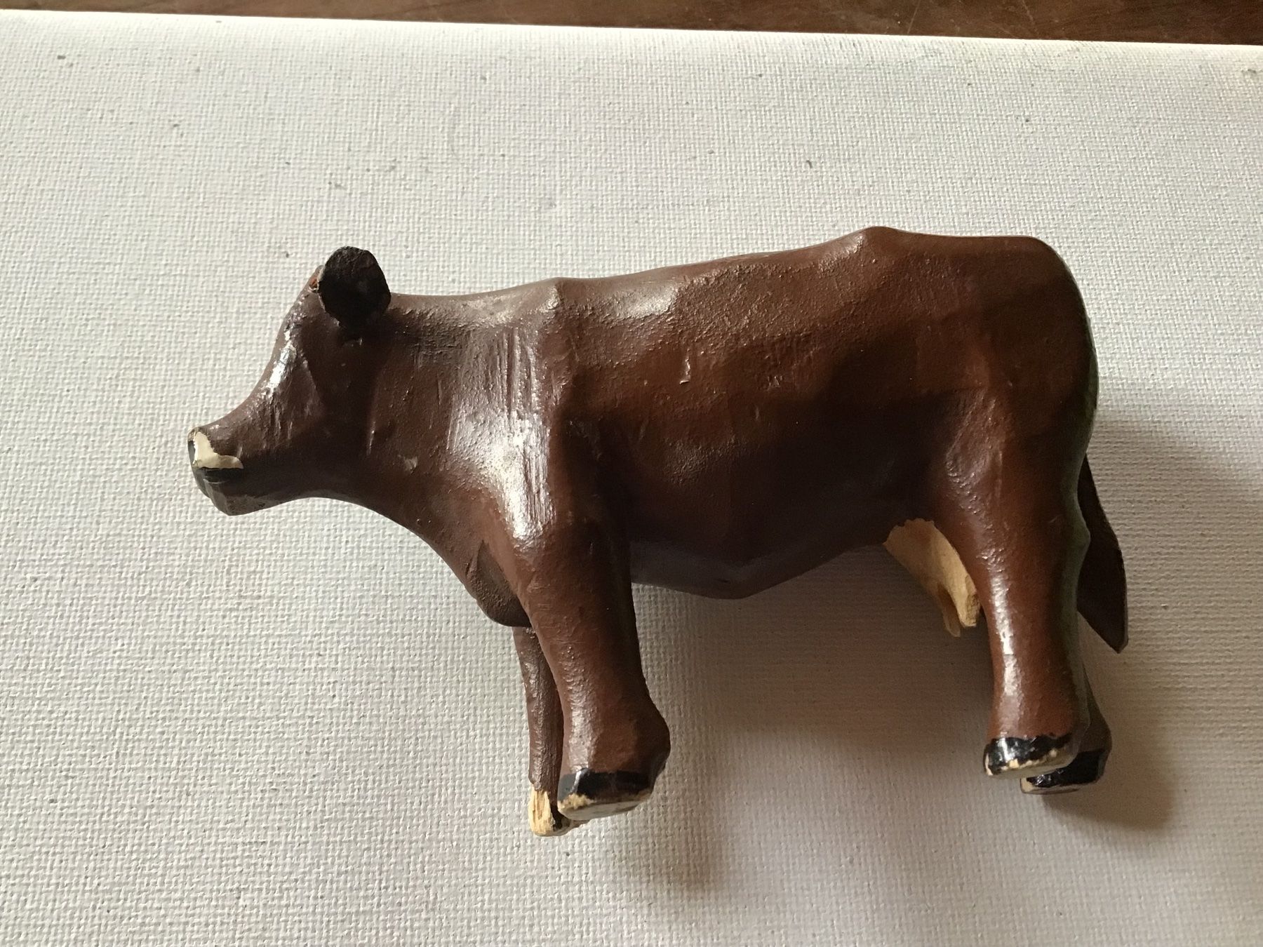 Sculture & Statue: Alte handgeschnitzte Appenzeller Kuh – Usato da St. Gallen venduto da Goldlilly 1