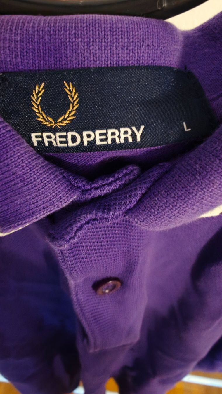 Fred Perry Magliette Polo: Fred Perry Kurzarm-Polo, Lila, Gr. L – Usato da Zürich venduto da mil_h79t 3