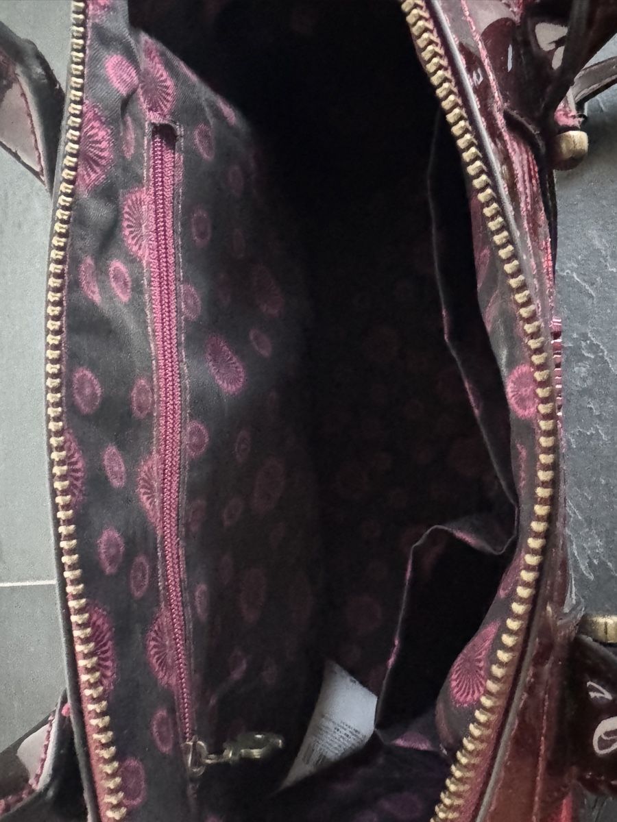 Desigual Taschen für Damen: Desigual Handtasche dunkelrot Lackoptik – Neu (gemäss Beschreibung) aus Gurmels von topsommer 3