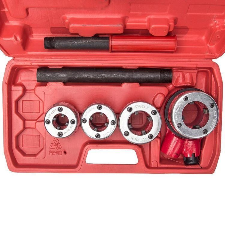 Gewindeschneider Set 12-24 UNC - HSS Gewindebohrer & Rundelsen Für Metall- & Holzgewinde