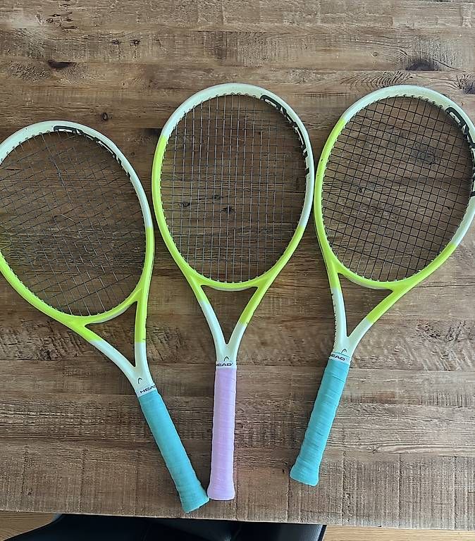 Head Racchette: Head Extreme Junior Tenissracket Set (3 Schläger) – Usato da Gebenstorf venduto da Dexter80