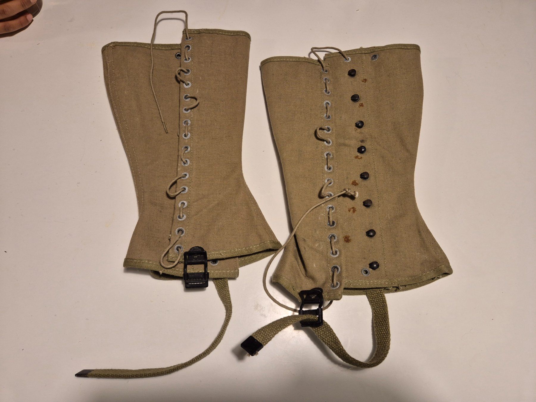 Uniformi: Gamaschen USA Modell 1938 – Usato da Hüntwangen venduto da ABCCBA01