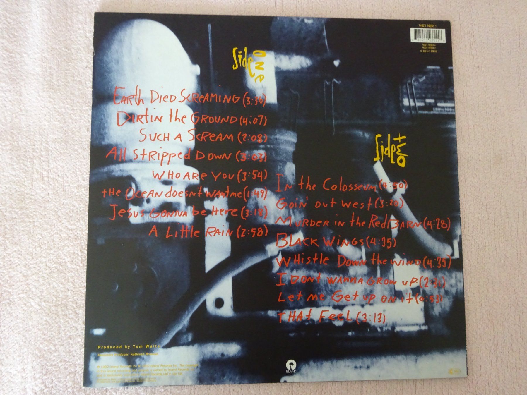 Dischi in vinile: TOM WAITS ** BONE MACHINE ** EXCELLENT – Usato da Luzern venduto da xrayspex99 2