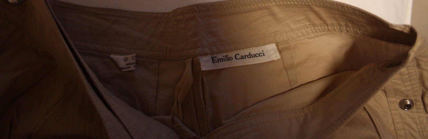 Pantaloni: Hose EMILLIO CARDUCCI beige Gr. 40 – Usato da Flüelen venduto da Diversicum-Vintage 8