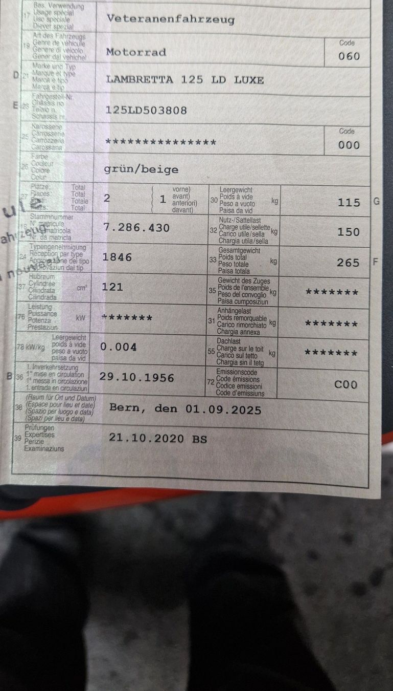 Lambretta Scooters: Lambretta LD125  – Gebraucht aus Boll von lambretta-service 8