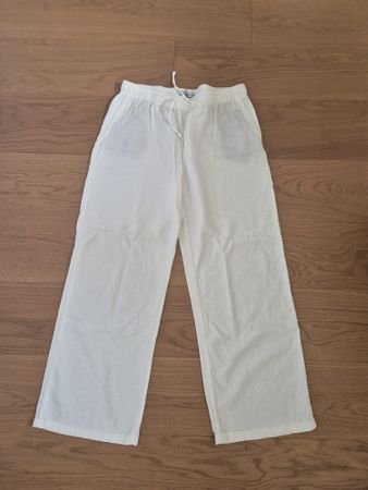 Stoffhose weiss