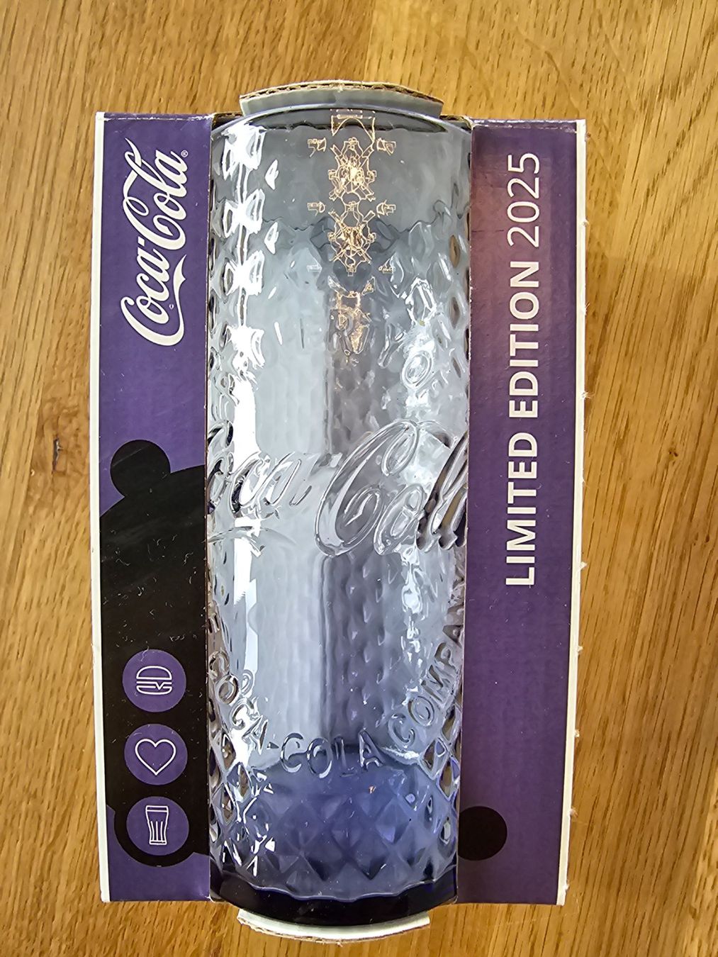 Mc Donald Glass Coca Cola 2025 Violet (Neu und originalverpackt) in ...
