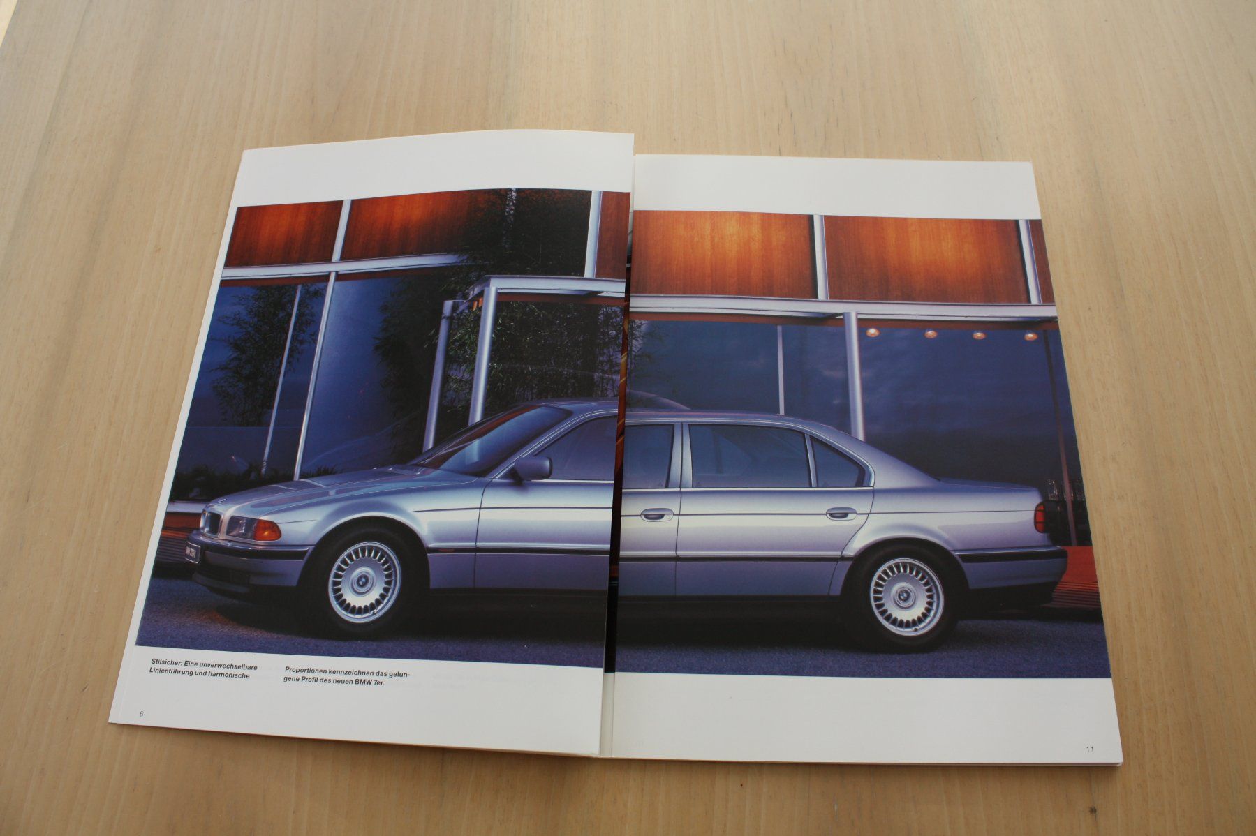BMW Documenti: BMW 7er Prospekt Modell E38  2/1995 – Usato da Wikon venduto da erwin400 1