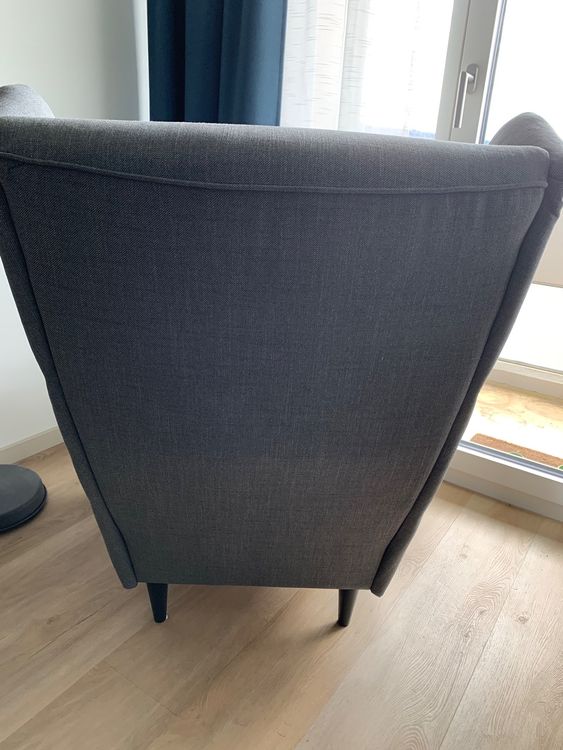 Ohrensessel IKEA STRANDMON in grau Kaufen auf Ricardo