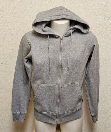 JACK & JONES Hoodie mit Reißverschluss – Gr. S – Grau