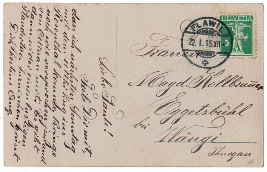Cartoline postali: Romantik - Junge Dame mit Haarband aus Stoff – Usato da Frauenfeld venduto da POML 1