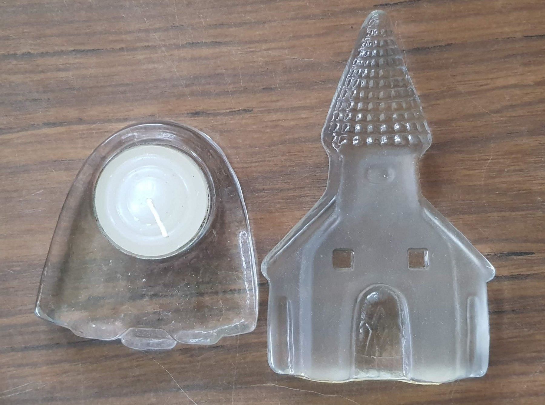 Portacandele: Kerzenhalter Kirche Glas – Usato da Mörschwil venduto da wunderkiste44 7