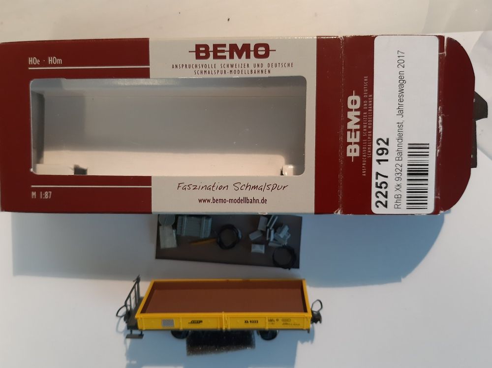 Bemo H0m 2262 RhB Kehrichtwagen X 9094 (Neu Und Originalverpackt) In - Foto 13