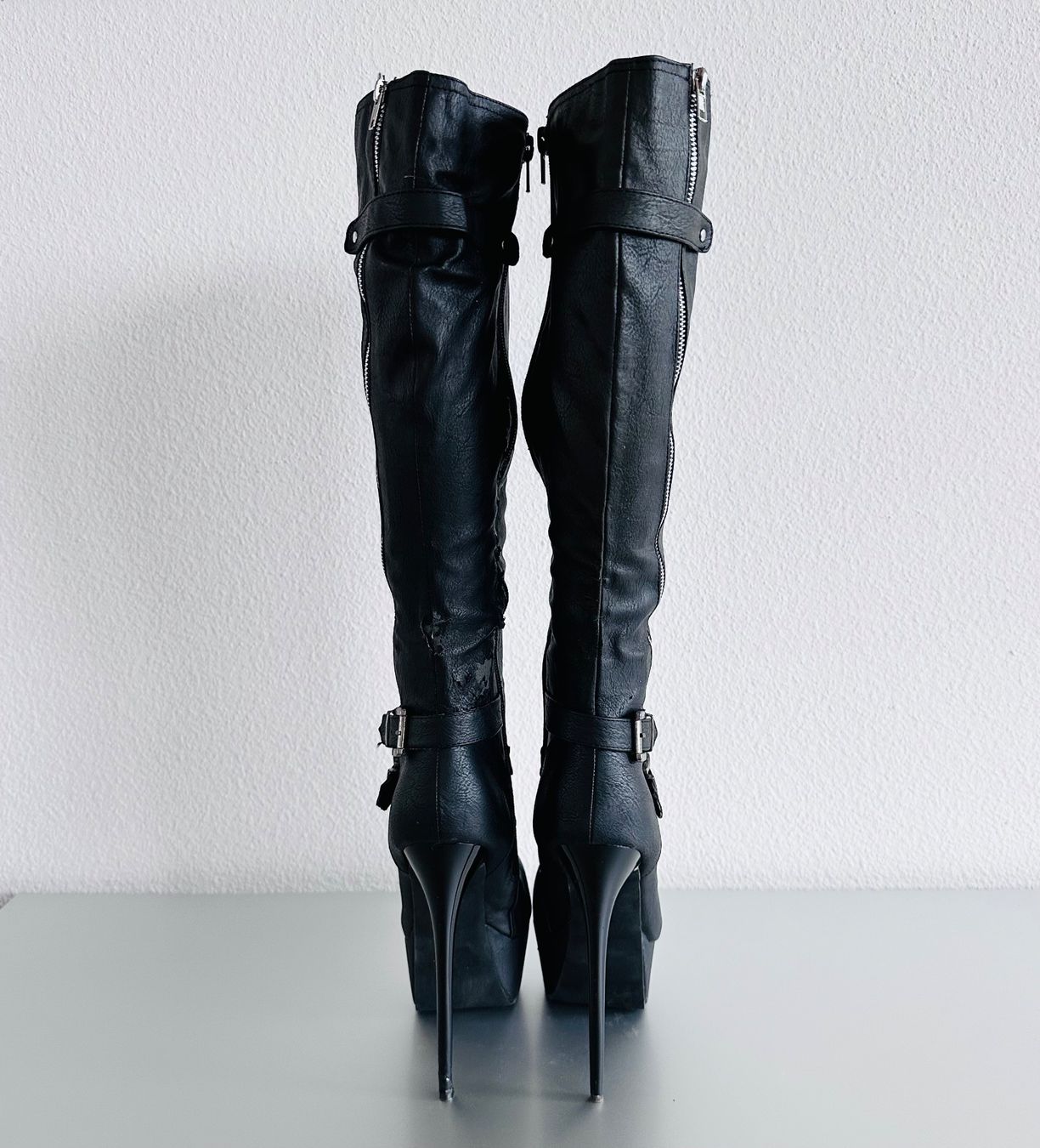 Damenschuhe: Stripper High Heel Platform Boots size 38 heel 16cm used – Gebraucht aus Zürich von smackpix 2