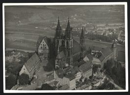 Fotografie Meissen /Elbe, Blick zum Dom 