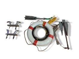 🚢Schiffsdeko Rettungsring Anker ⛵ Klampen Tauwerk Bullauge⚓