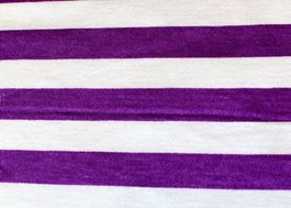 Gestreifter Stoff weiss/violett